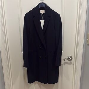Sézane Manteau Johnson Marine Coat